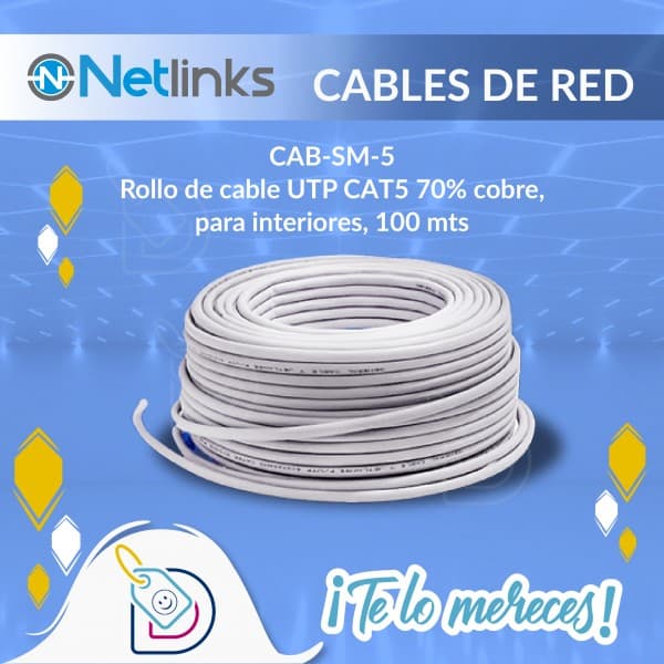 Cable de red UTP CAT5