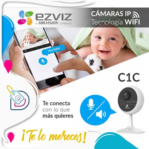 Cámara EZVIZ C1C - Tecnología WiFi